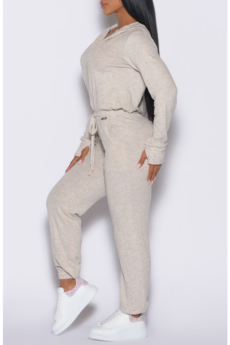 Flirty Jumpsuit, Alternate, color, Cozy Oat