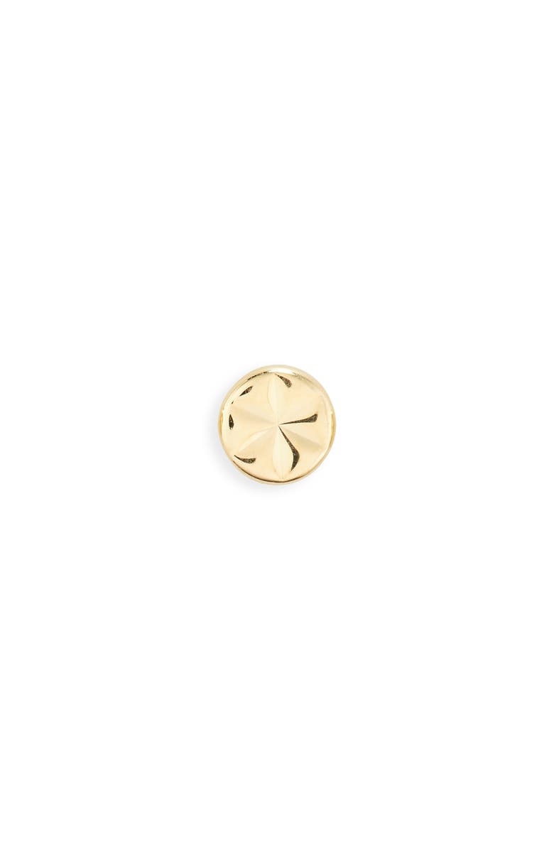 Monica Vinader Siren Star Single Flat Back Stud, Alternate, color, Gold