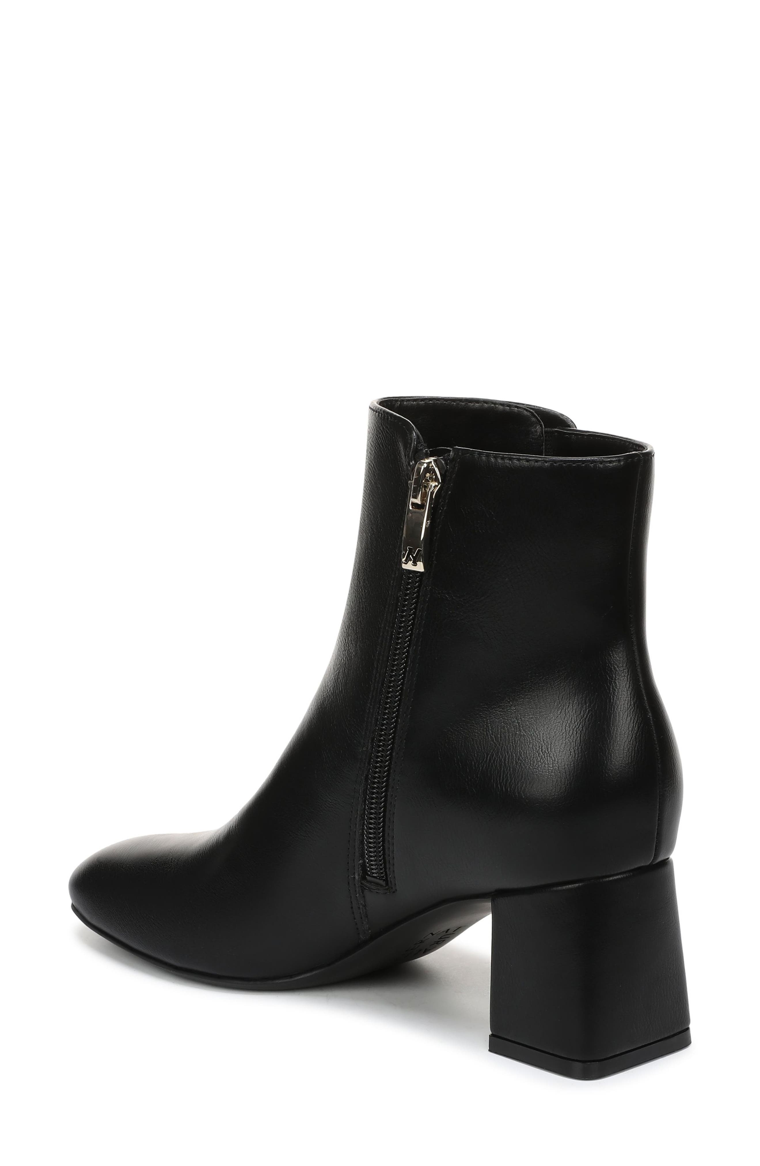 Delaney Bootie, Alternate, color, BLACK FAUX LEATHER