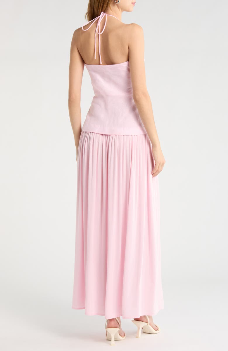 Faithfull the Brand Notte Halter Maxi Dress, Alternate, color, Palazzo