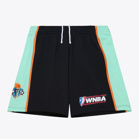 Men's Mitchell & Ness Black New York Liberty 1999 Court Origins Swingman Shorts