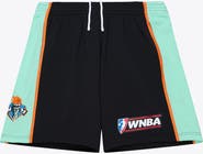 Mitchell & Ness Men's Mitchell & Ness Black New York Liberty 1999 Court Origins Swingman Shorts