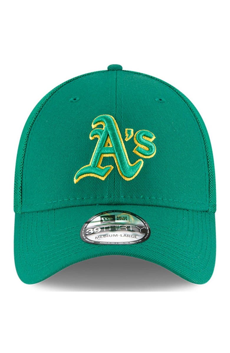 New Era Men's New Era Green Athletics 2023 Batting Practice 39THIRTY Flex Hat, Alternate, color, Green