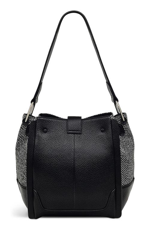 Radley Sloane Street Herringbone Medium Crossbody Bag In Black