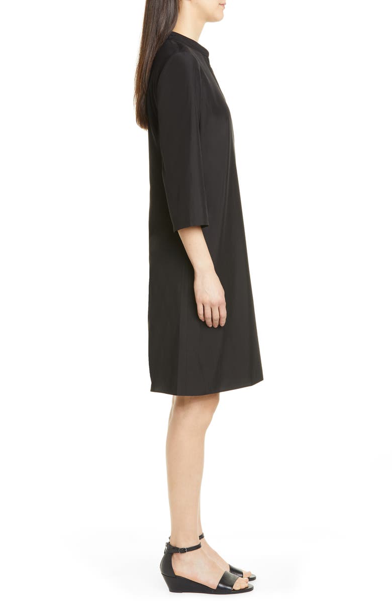 Eileen Fisher Tencel<sup>®</sup> Lyocell Blend Wrap Dress, Alternate, color, 