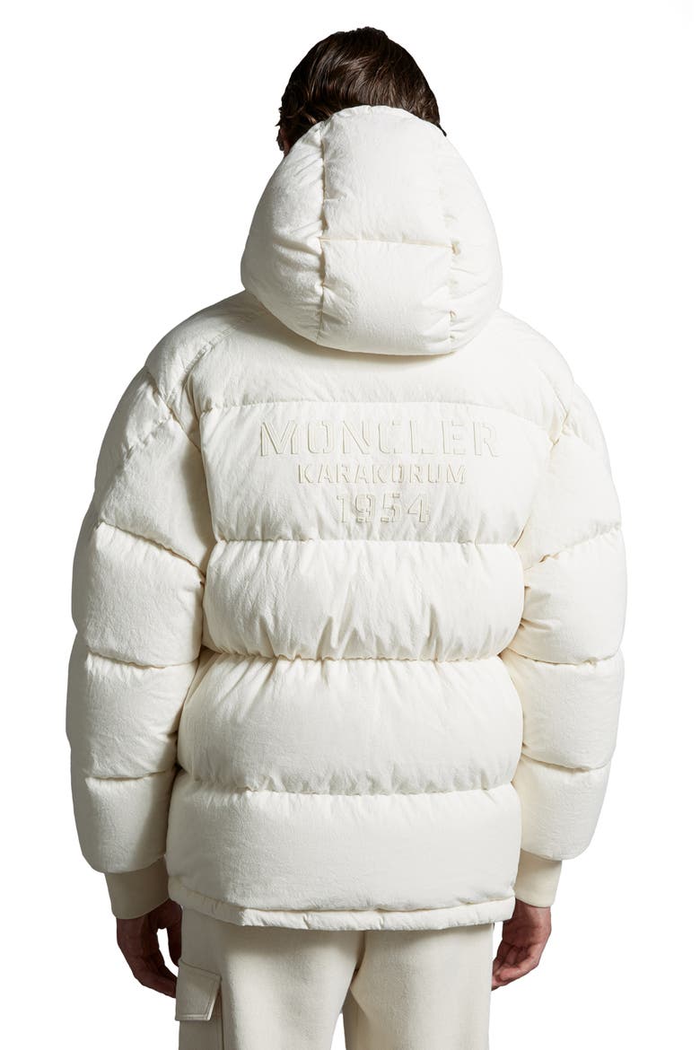 Karakorum Cotton Hooded Down Jacket, Alternate, color, WHITE