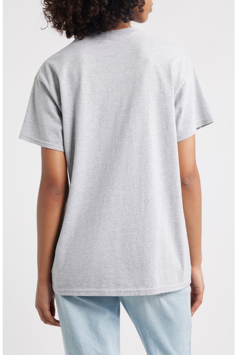 Peanuts® Football Cotton Graphic T-Shirt, Alternate, color, HEATHER GREY
