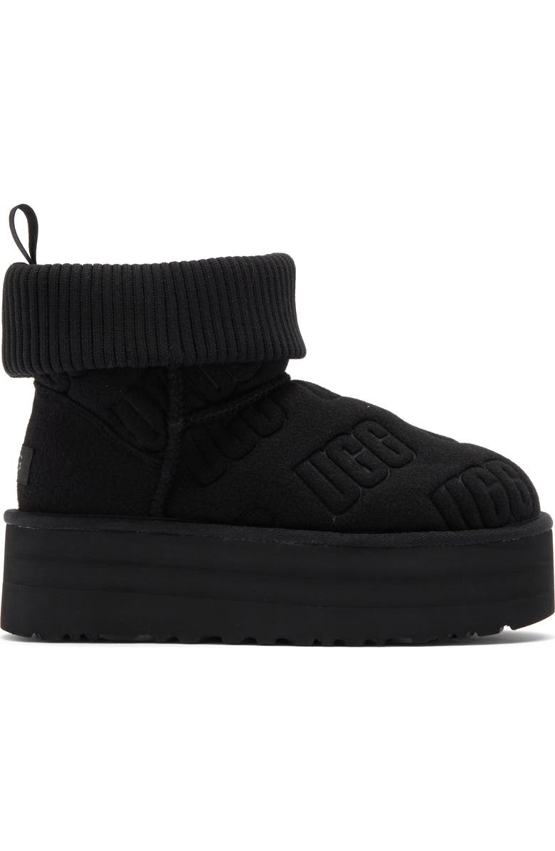 UGG<sup>®</sup> Classic Mini Platform Felted Boot, Alternate, color,