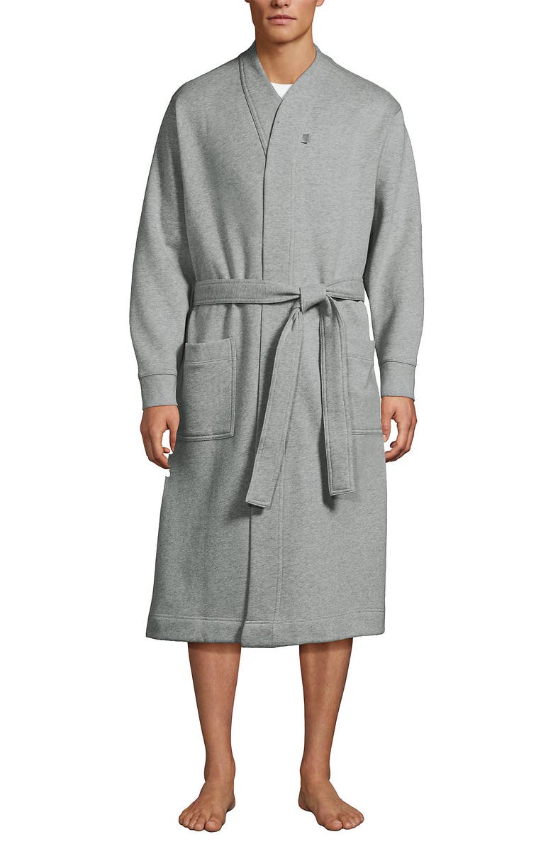 Lands' End Serious Sweats Robe, Main, color, 