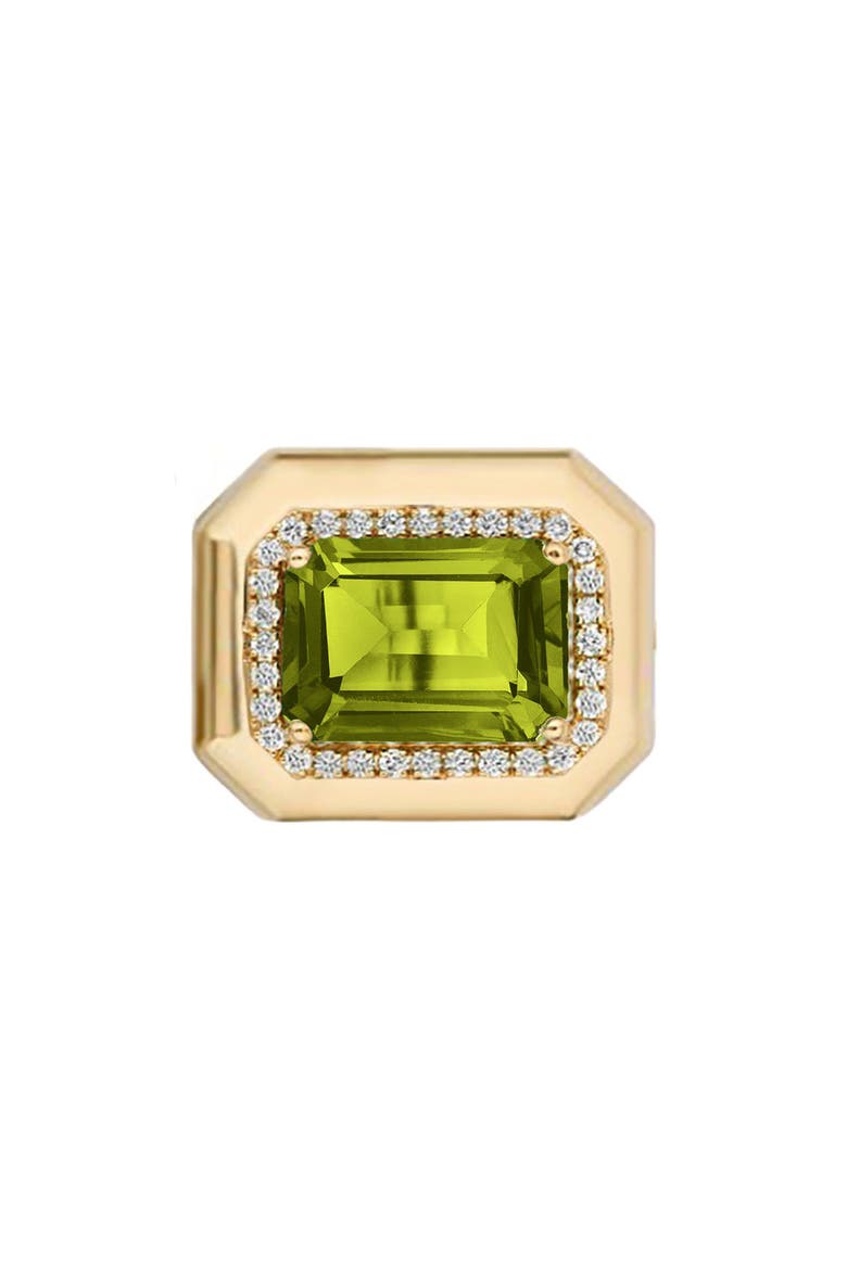 Emerald Cut Ring, Main, color, BRIGHT GREEN