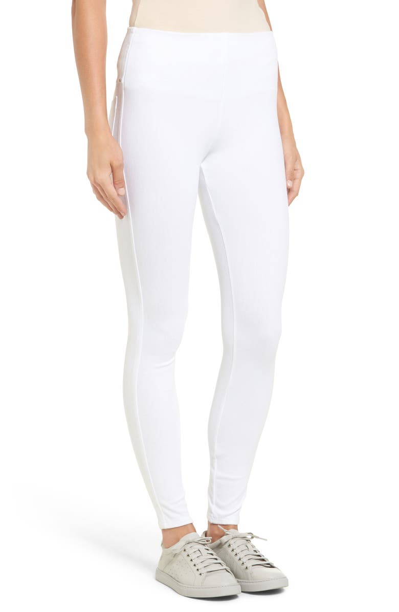 Lysse 'Lyssentials Toothpick Denim Leggings, Alternate, color, White