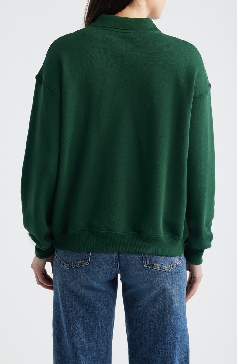 Polo Ralph Lauren Cotton Blend Fleece Polo Sweatshirt, Alternate, color,