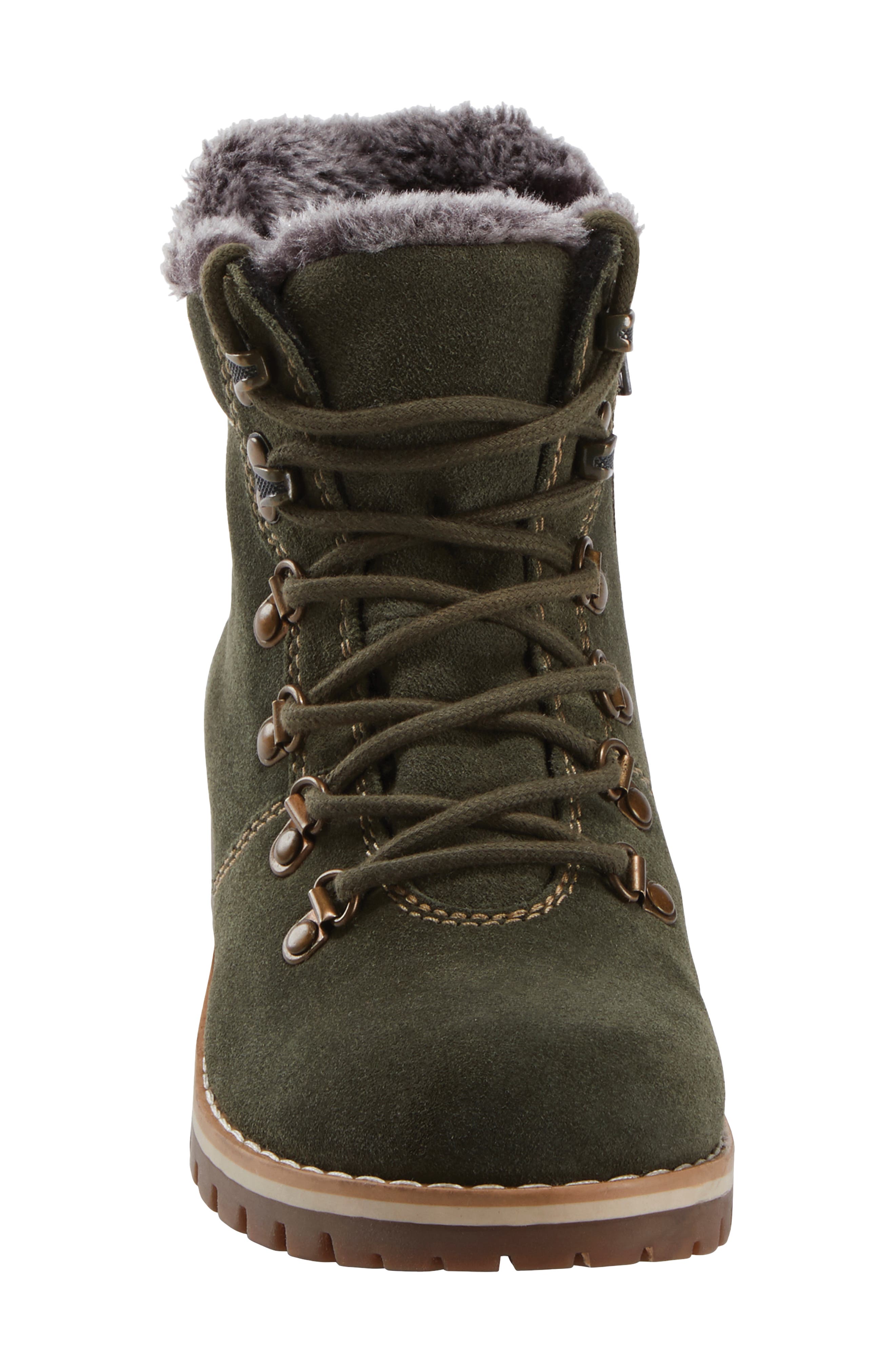 Ranger Acadia Water Repellent Hiking Boot, Alternate, color, DARK OLIVE SUEDE