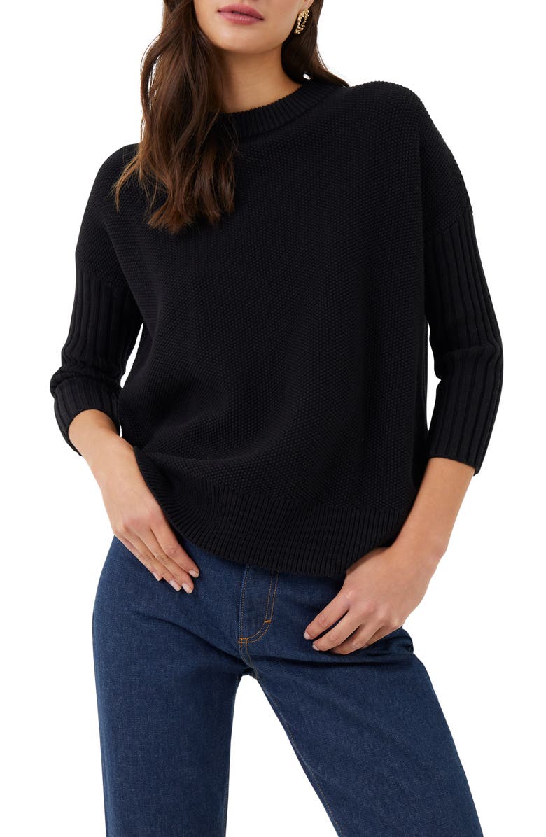 French Connection Jamie Mozart Cotton Sweater, Main, color, 