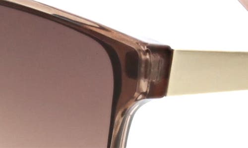 Bcbg 65mm Oversize Graident Square Sunglasses In Blush