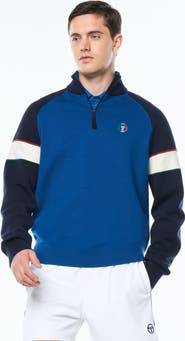 Sergio Tacchini Tricolore Quater-Zip Sweater