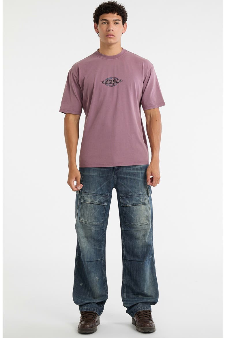Globe Graphic T-Shirt, Alternate, color, PURPLE