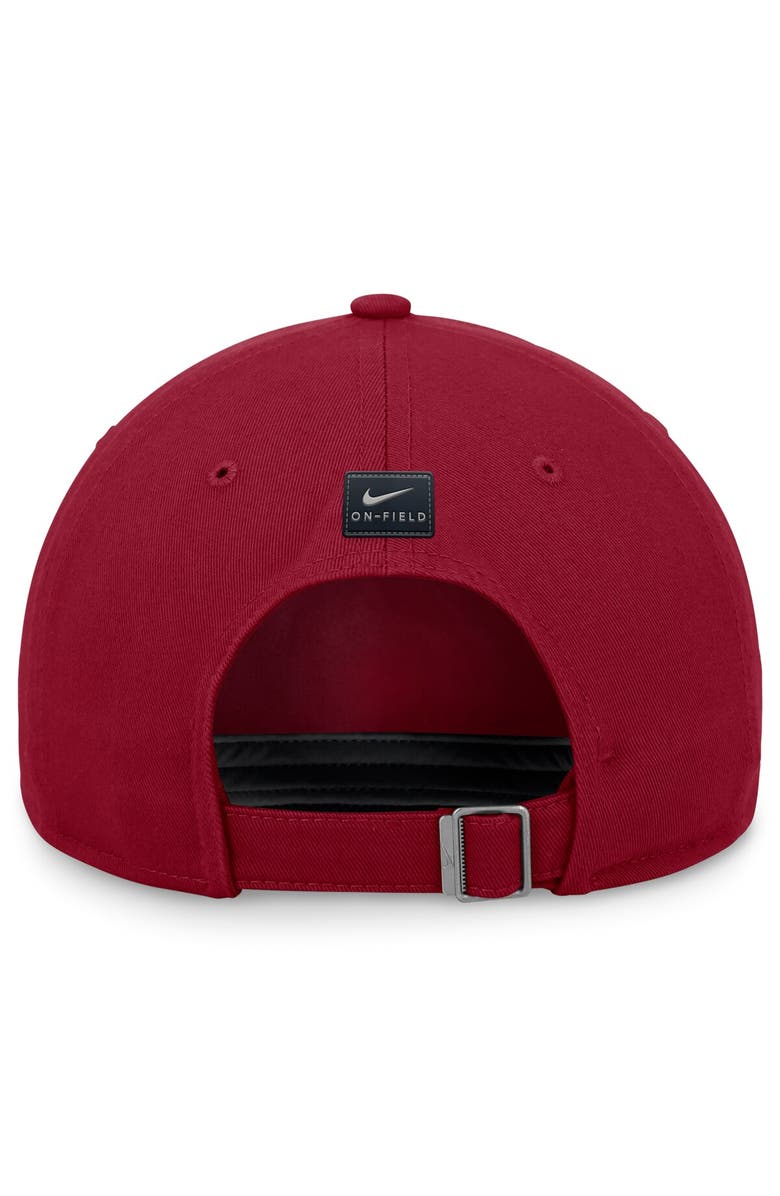 Nike Men's Nike Cardinal Stanford Cardinal 2024 On-Field Club Adjustable Hat, Alternate, color, Cardinal