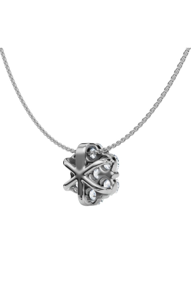 1/2Ct Diamond Pendant Women's Necklace 14k Gold Lab Grown, Alternate, color, White Gold