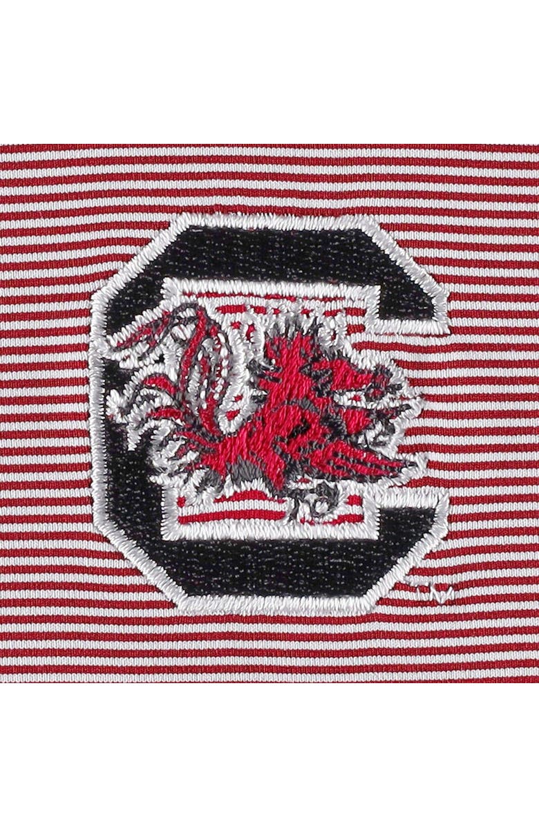 Peter Millar Men's Peter Millar Garnet South Carolina Gamecocks Jubilee Stripe Performance Polo, Alternate, color,