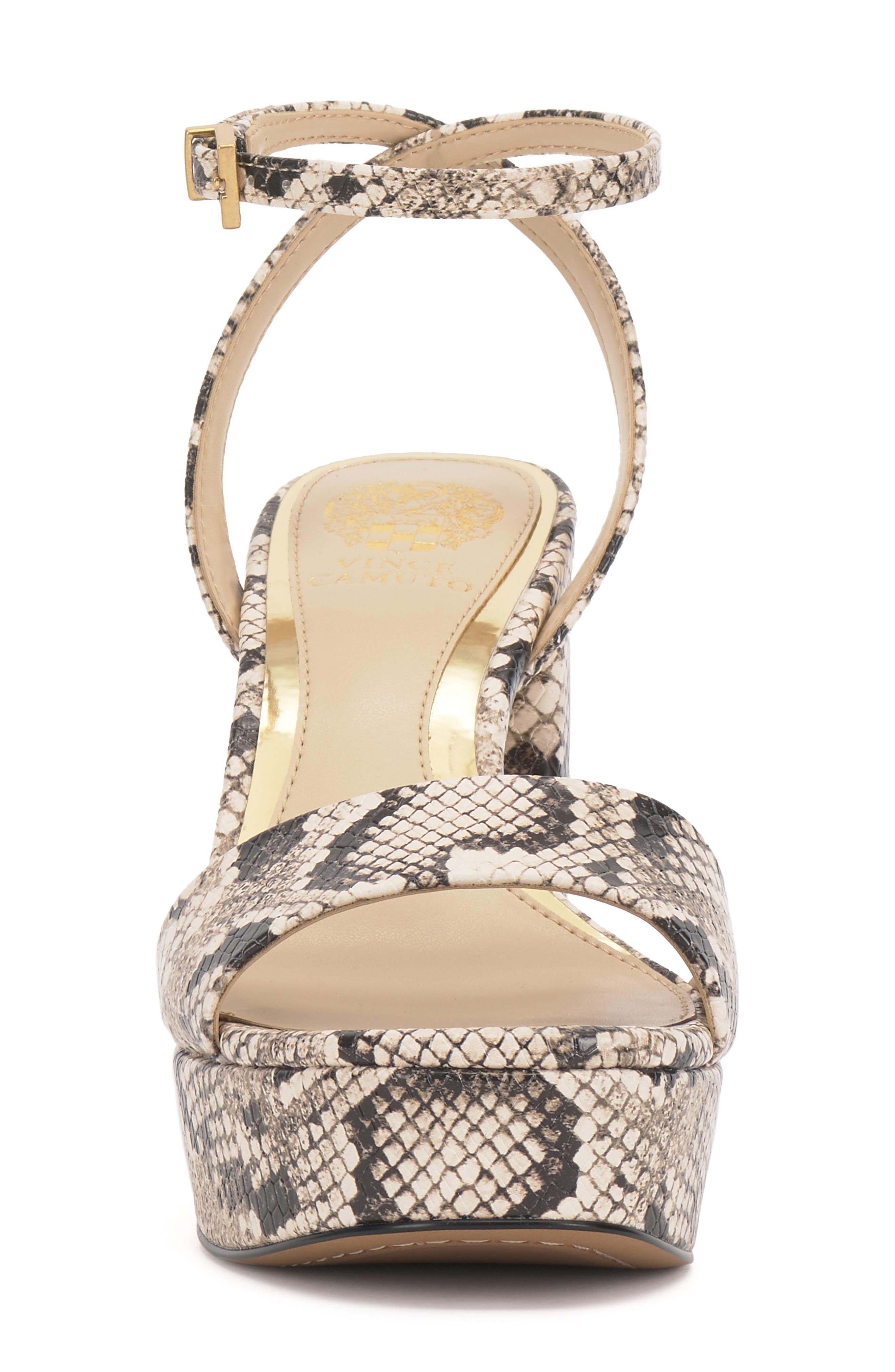 Pendry Ankle Strap Platform Sandal, Alternate, color, BEIGE/ BLACK