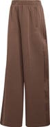 adidas Originals Cotton Blend Scuba Knit Wide Leg Track Pants