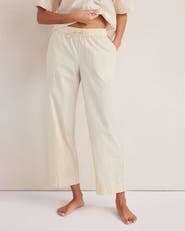 Haven Well Within Organic Cotton Poplin Stripe Pajama Pants