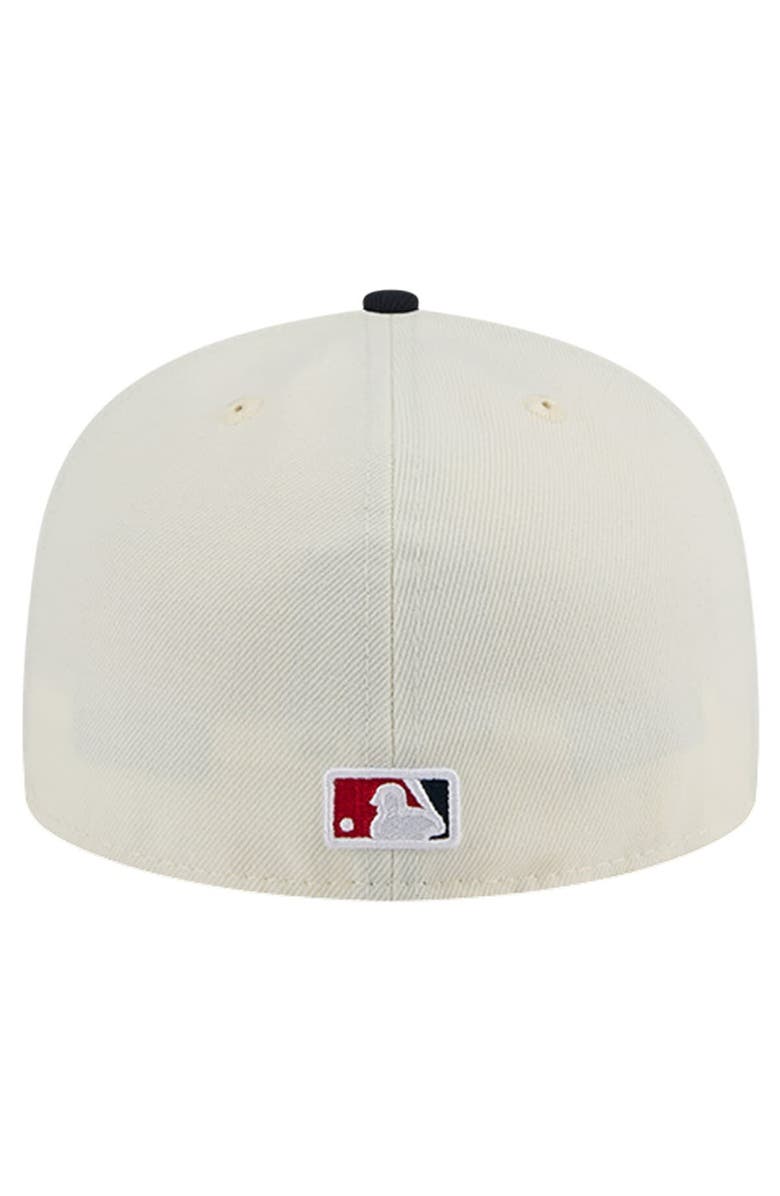 New Era Men's New Era White Washington Nationals Evergreen Chrome 59FIFTY Fitted Hat, Alternate, color,