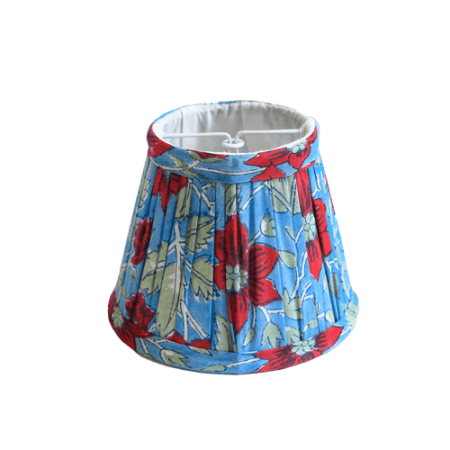 Sophie Williamson Design Chandelier Lampshade Geraldine In Blue