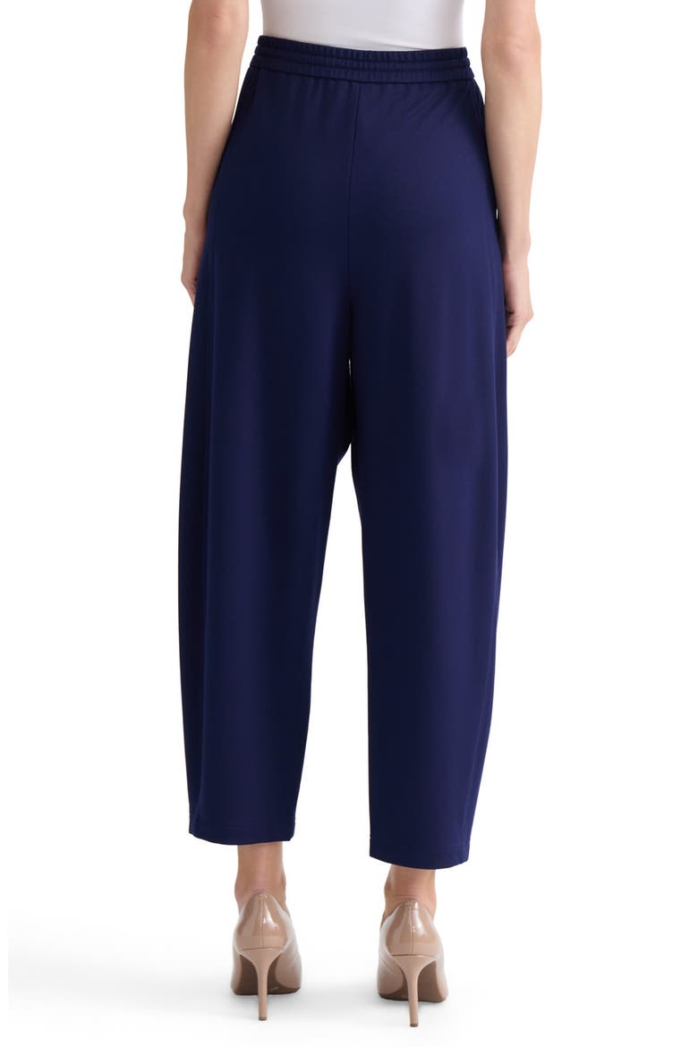 Seamed Barrel Leg Ankle Pants, Alternate, color, PACIFIC NAVY