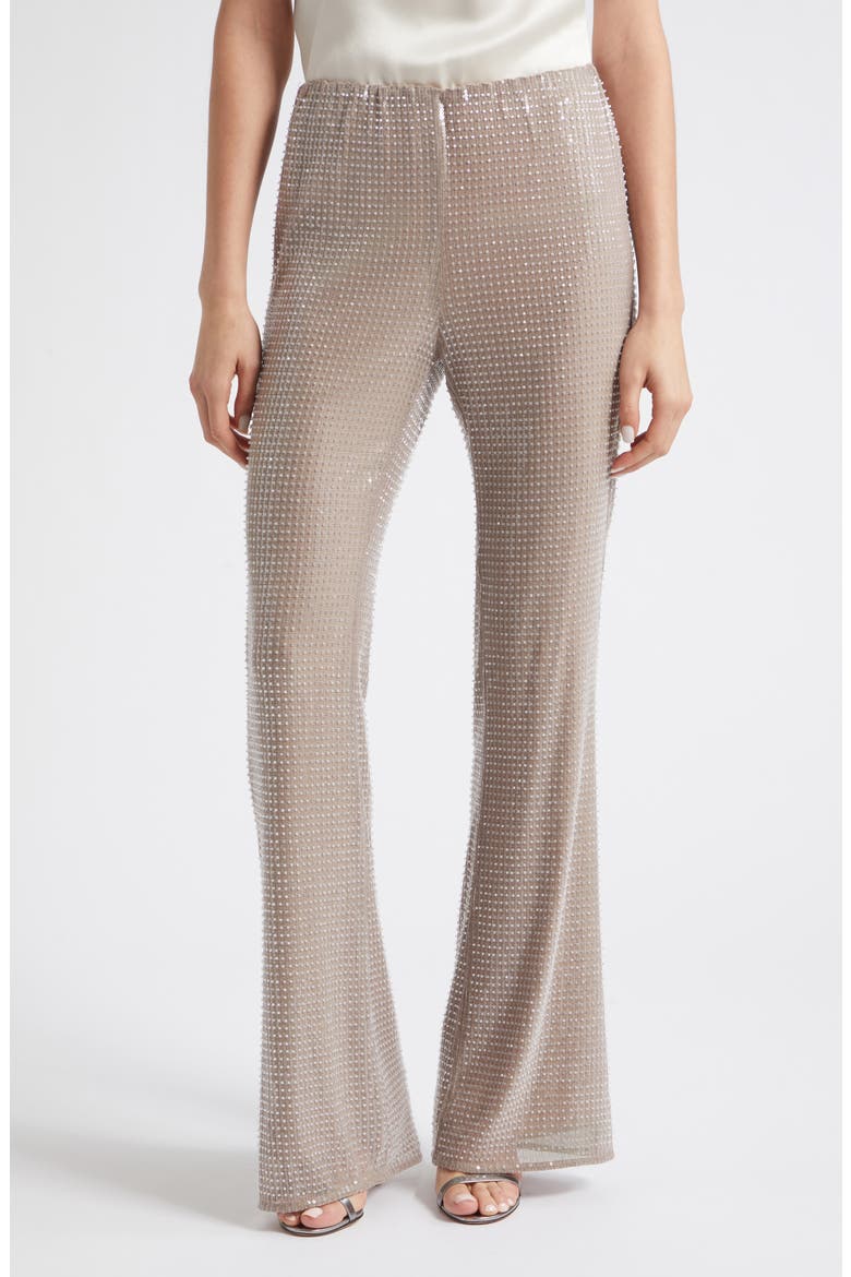Gemma Sequin Pull On Pants, Main, color, TAUPE
