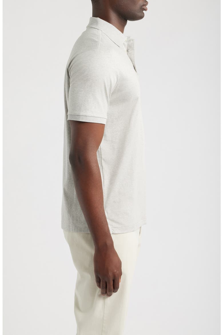 Classic Fit Cotton Polo, Alternate, color, SPRING HEATHER