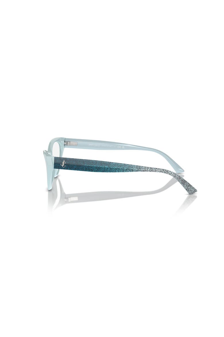55mm Cat Eye optical glasses, Alternate, color, Blue