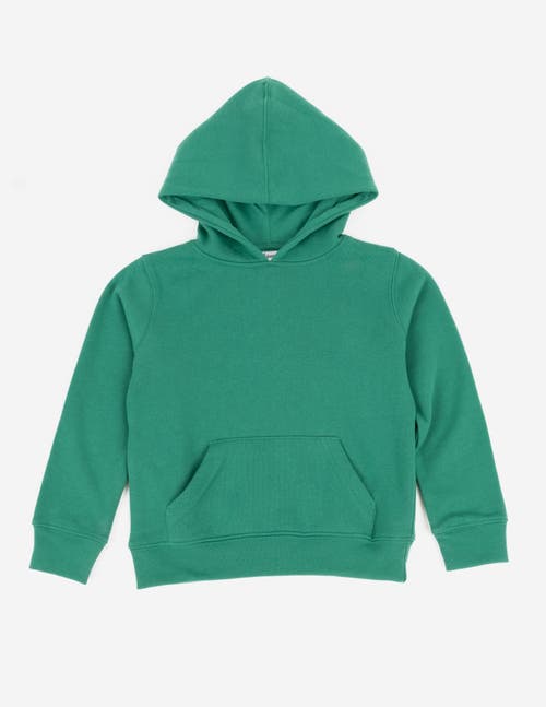 Leveret Kids Pullover Hoodie, Cotton Blend, Kangaroo Pocket, Solid Colors In Blue