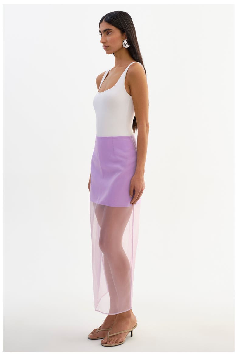 Farley | Sheer Skirt, Alternate, color, Lilac