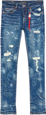 Cult of Individuality Punk 601 Ripped Super Skinny Jeans