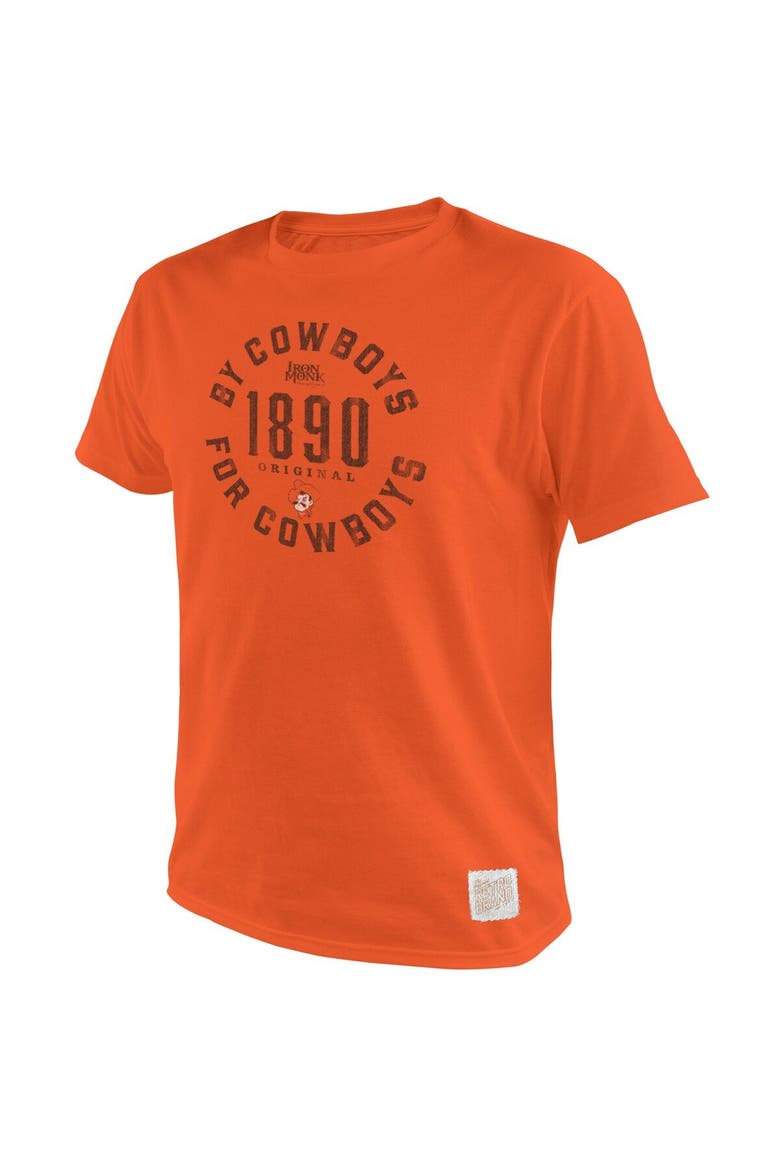 Men's Original Retro Brand Orange Oklahoma State Cowboys 1890 Original By Cowboys For Cowboys T-Shirt, Alternate, color, Orange