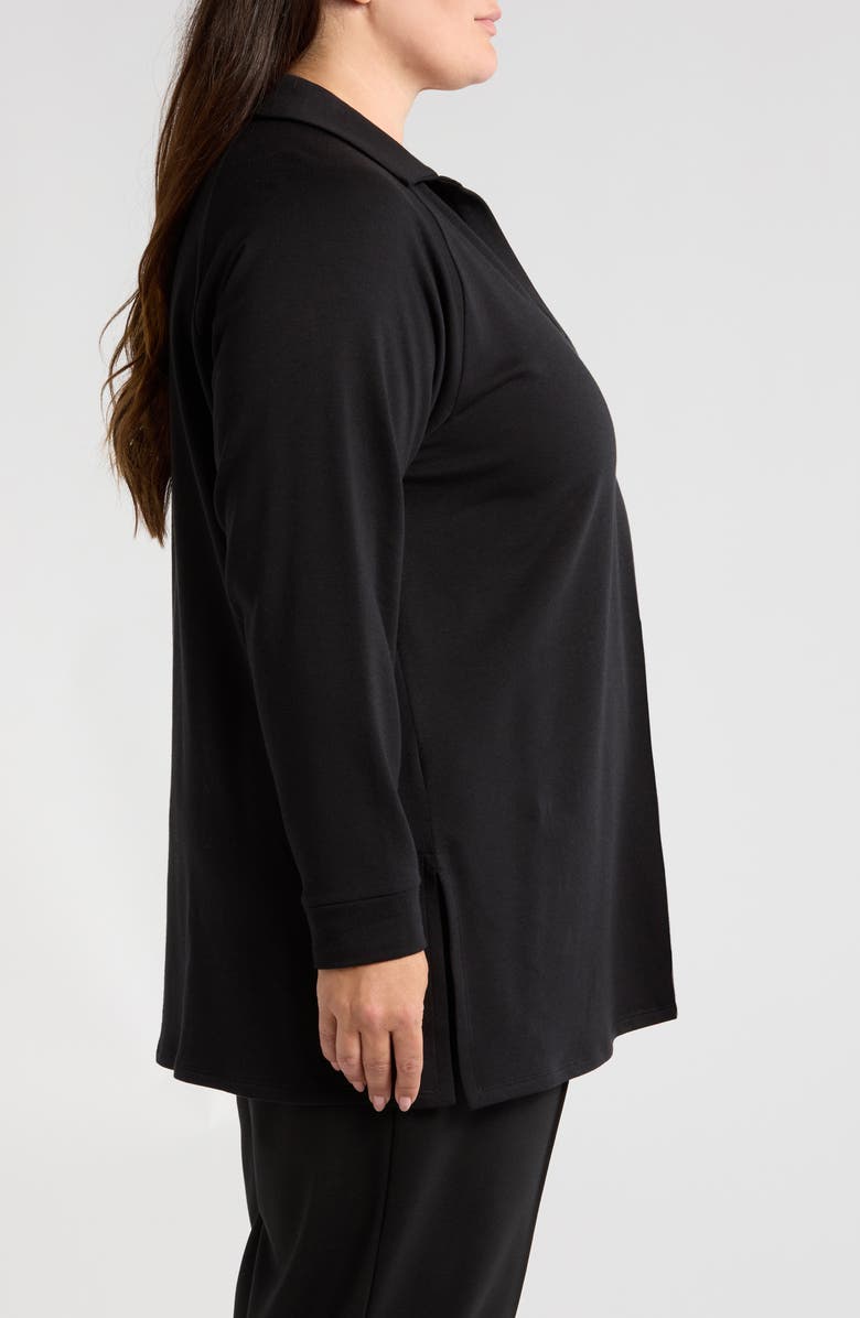 Classic Collar Brushed Terry Top