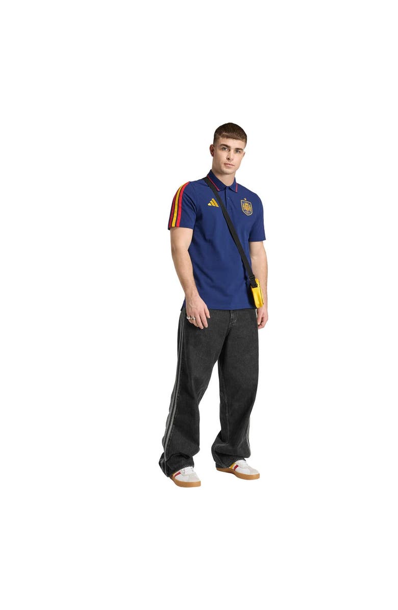 adidas Men's adidas  Navy Spain National Team FIFA x World Cup Alphaskin Polo, Alternate, color, Navy