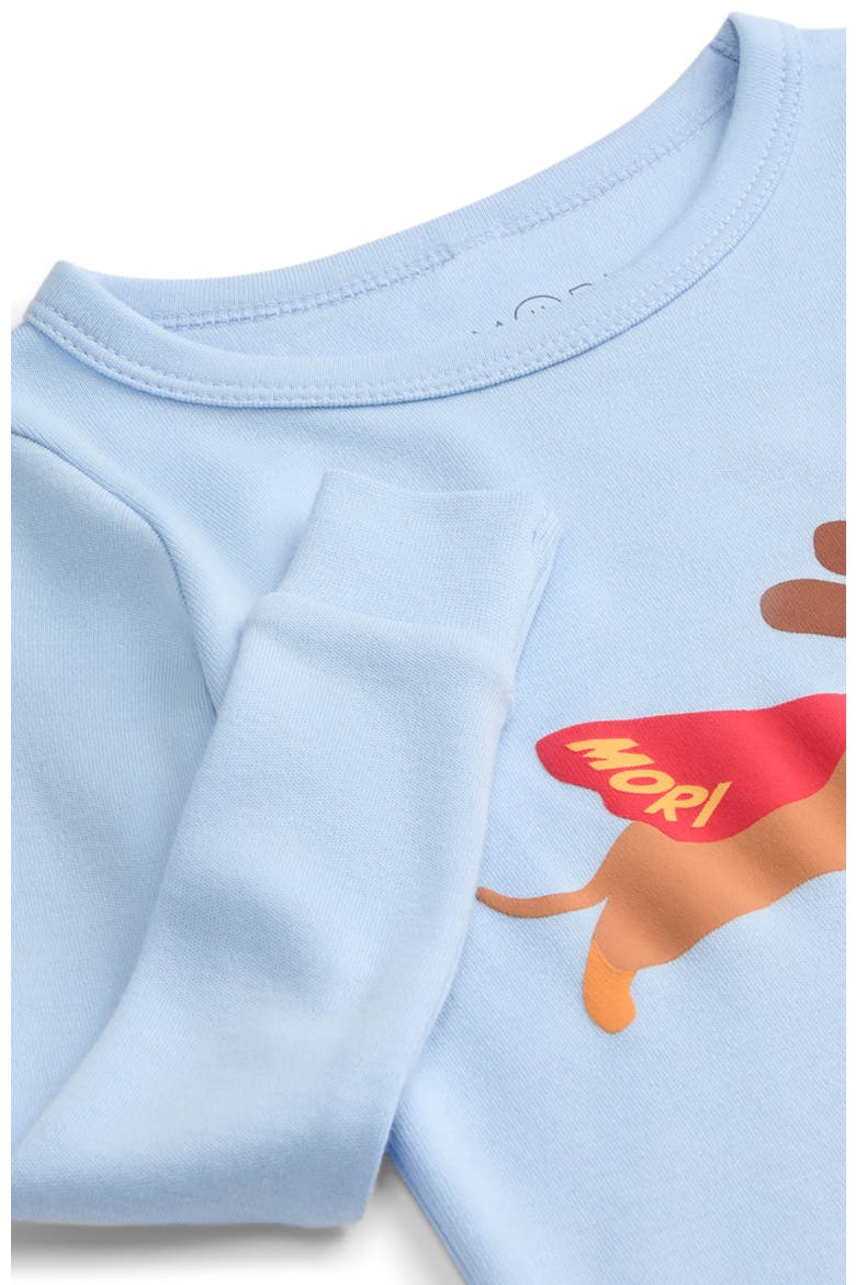 Print Pyjama Set, Alternate, color, Sausage Dog & Blue