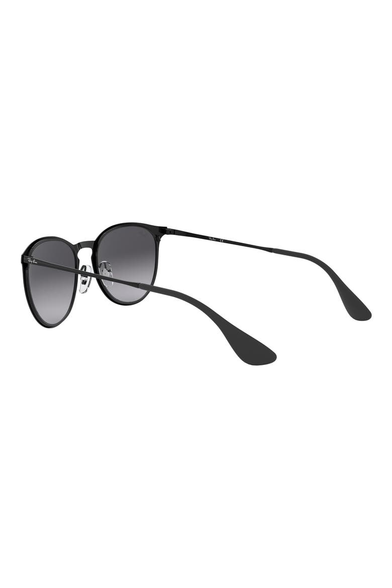 Erika 54mm Round Sunglasses, Alternate, color, BLACK