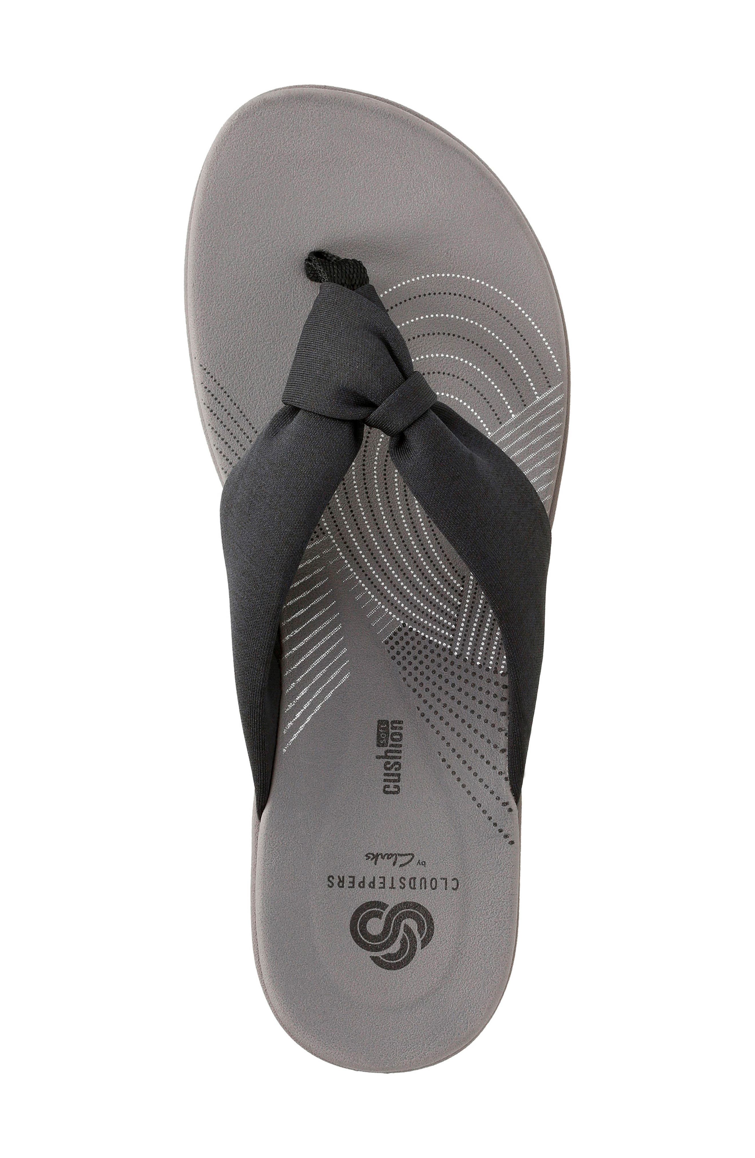 Arla Glison Flip Flop, Alternate, color, BLACK FABRIC