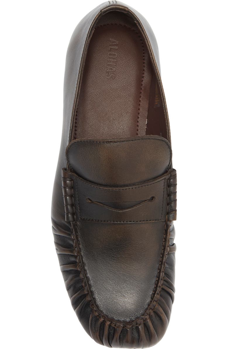 ALOHAS Aven Penny Loafer, Alternate, color, Vintage Effect Brown