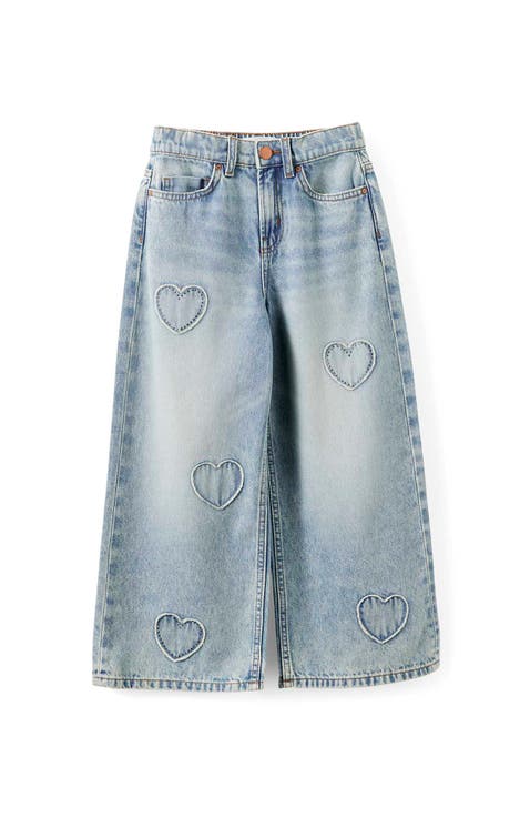 Kid's Super Wide Leg Denim Jean