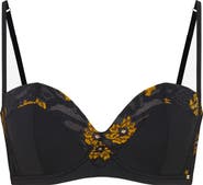 SAVAGE X FENTY Feline Floral Lace Padded Bralette