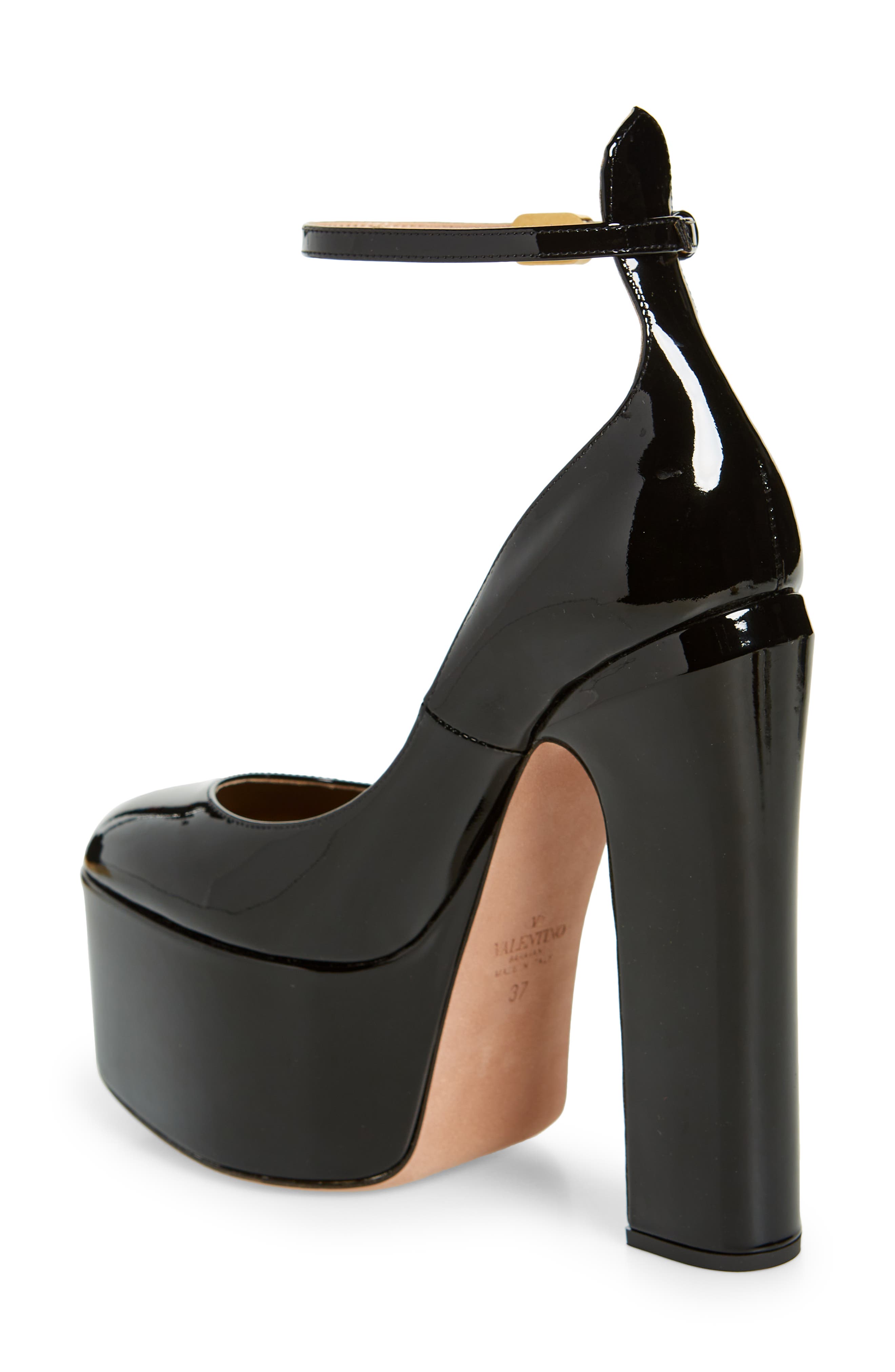 Valentino Tan-Go Platform Pump, Alternate, color, NERO