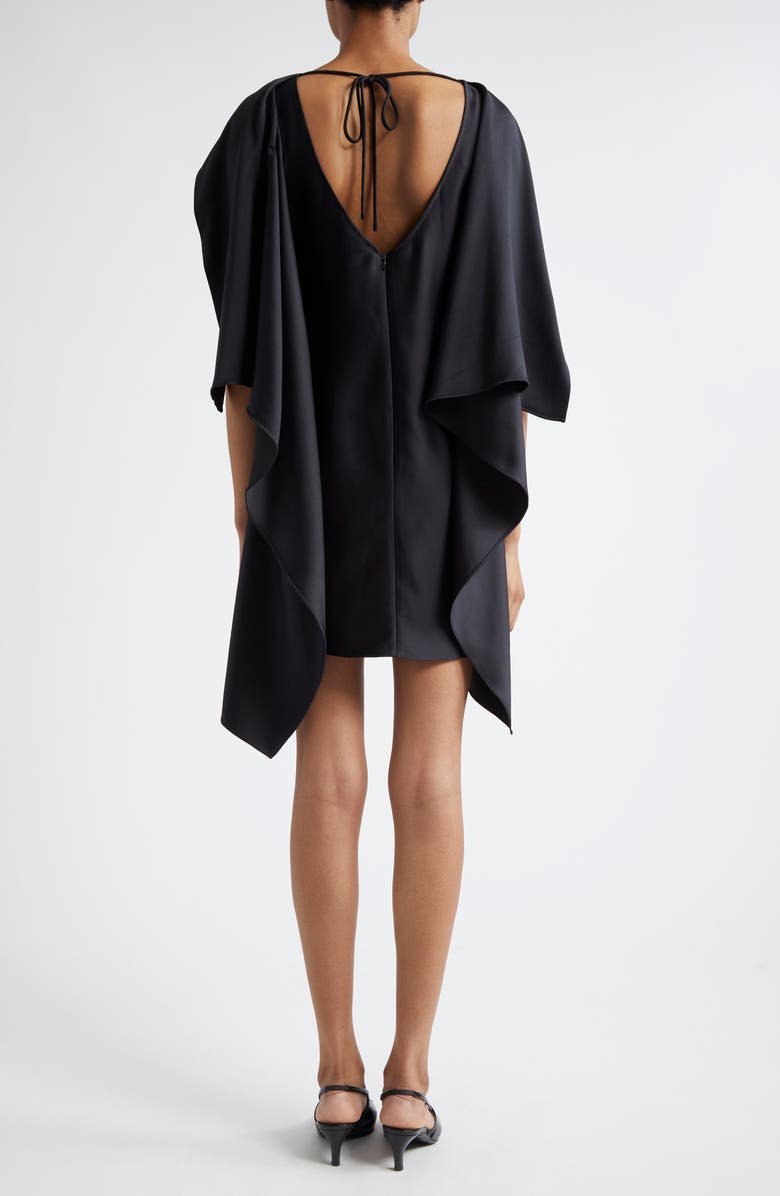 Reiss Atelier Laurence Sleeveless Satin Cape Dress, Alternate, color, 