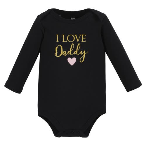Hudson Baby Little Soft Cotton Long-sleeve One-piece 3pk