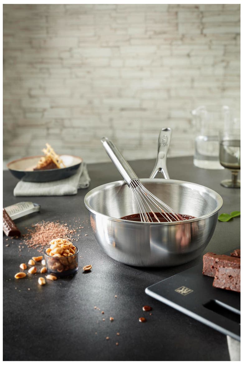 Atlantis 2-Quart Saucier Pan & Lid, Alternate, color, STAINLESS STEEL