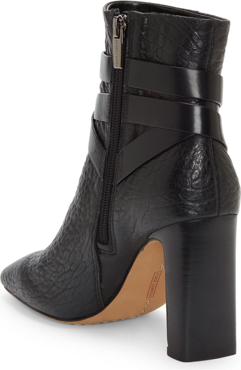 Vince Camuto Sestina Harness Square Toe Bootie, Alternate, color,